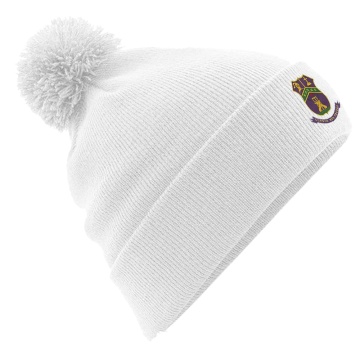 Original Pom Pom Beanie : White