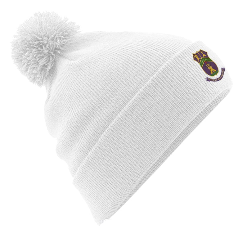 Original Pom Pom Beanie : White